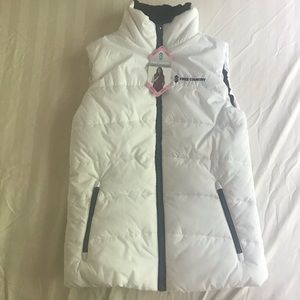 Free Country White Puffer Vest